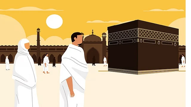 মক্কায় পৌঁছে প্রথম কাজ ওমরাহ পালন