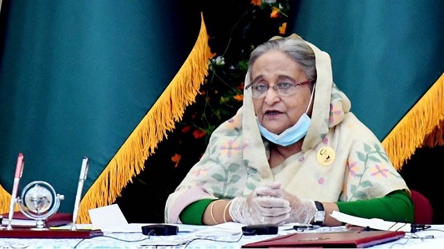 বইমেলা উদ্বোধনকালে সবাইকে স্বাস্থ্যবিধি মানতে বললেন প্রধানমন্ত্রী